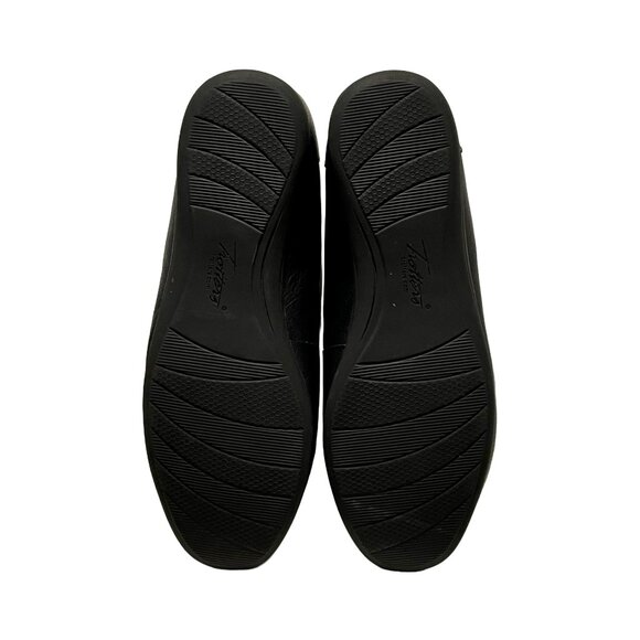 Black Leather Comfort Loafers Slip-On — Women’s 8.5 — Trotters Deanna - Picture 6 of 6